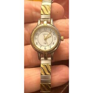 Women's Two Tone Carriage by Timex Watch, Expansion Band, WR to 30M
